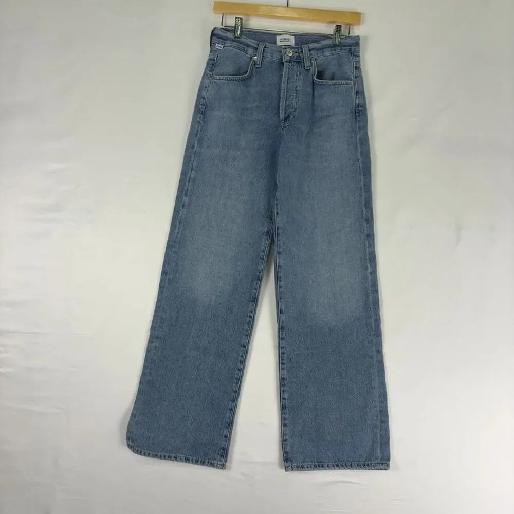 Citizens Of Humanity Annina Light Blue Straight Leg Jeans - Picture 1 of 5